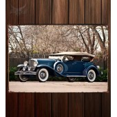 Металлическая табличка Duesenberg J 156 Dual Cowl Phaeton by LeBaron